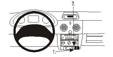 Brodit ProClip 853264 - Nissan Kangoo 2003-2009