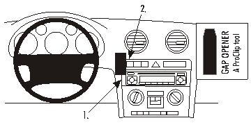 Brodit ProClip 853269 - Audi A3 2003-2006