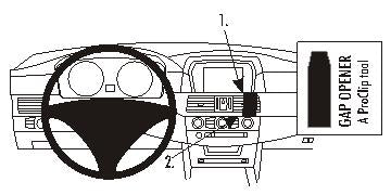Brodit ProClip 853282 - BMW 5-Serie M5 E60, E61 2004-2010