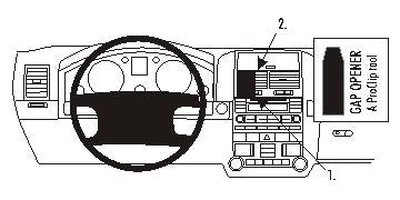 Brodit ProClip 853298 - Volkswagen Touareg 2003-2009
