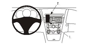 Brodit ProClip 853301 - Mazda RX-8 2004-2008