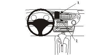 Brodit ProClip 853309 - Honda Insight 2001-2008