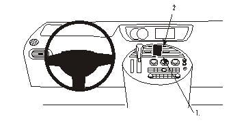 Brodit ProClip 853325 - Nissan Quest 2004-2006