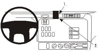 Brodit ProClip 853335 - Freightliner Argosy 1996-2018
