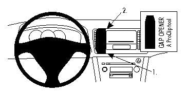 Brodit ProClip 853346 - Subaru Legacy 2004-2009