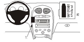 Brodit ProClip 853347 - Hyundai Santa Fe 2001-2006