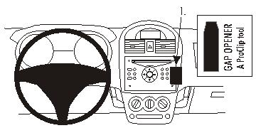 Brodit ProClip 853357 - Subaru G3X Justy 2004-2009