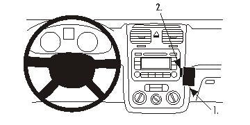 Brodit ProClip 853359 - Volkswagen Eos 2004-2018