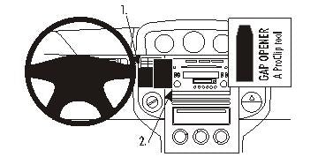Brodit ProClip 853367 - Nissan X-Trail 2004-2007