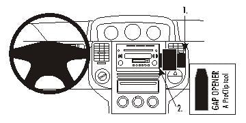 Brodit ProClip 853368 - Nissan X-Trail 2004-2007