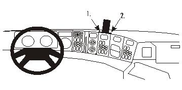 Brodit ProClip 853382 - Scania 4-series 1995-2003