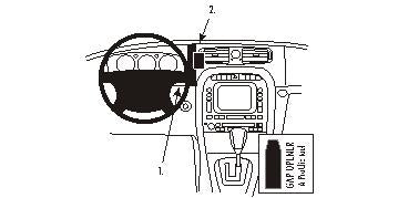 Brodit ProClip 853383 - Jaguar XJ 2003-2009