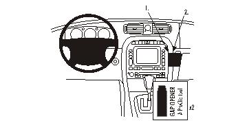 Brodit ProClip 853384 - Jaguar XJ 2003-2009