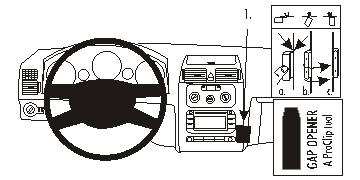 Brodit ProClip 853417 - Volkswagen Touran 2003-2015