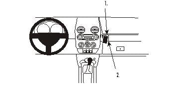 Brodit ProClip 853418 - Volkswagen Beetle 1998-2011