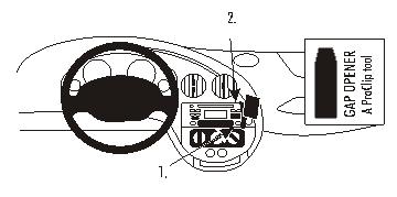 Brodit ProClip 853421 - Ford Ka 1997-2008