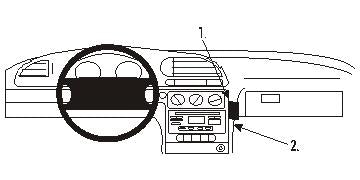Brodit ProClip 853422 - Ford Mondeo 2001-2007