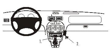 Brodit ProClip 853423 - MG F 1996-2005