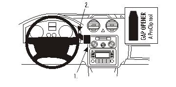 Brodit ProClip 853435 - Volkswagen Caddy 2004-2015