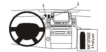 Brodit ProClip 853437 - Toyota Prius 2004-2009