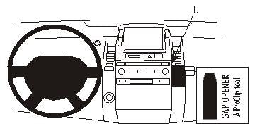 Brodit ProClip 853438 - Toyota Prius 2004-2009