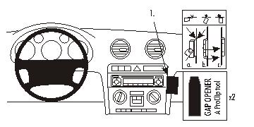 Brodit ProClip 853439 - Audi A3 2003-2006