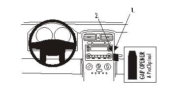 Brodit ProClip 853459 - Chevrolet Equinox 2005-2009