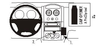 Brodit ProClip 853460 - Chevrolet Aveo 2004-2009