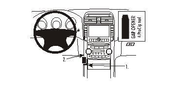 Brodit ProClip 853466 - Acura TL 2004-2008