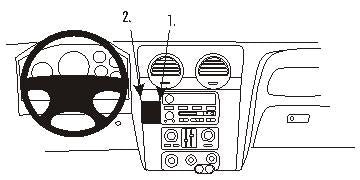 Brodit ProClip 853467 - GMC Envoy 2002-2010