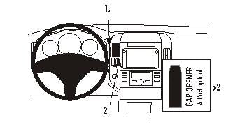 Brodit ProClip 853477 - Toyota Corolla Verso 2004-2009