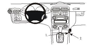 Brodit ProClip 853481 - Mercedes-Benz C-Class (180-320) 2000-2011