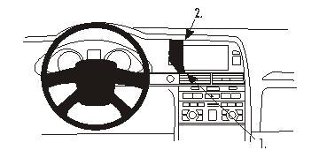 Brodit ProClip 853483 - Audi A6 2004-2009