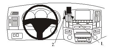 Brodit ProClip 853486 - Lexus RX Series 2004-2009