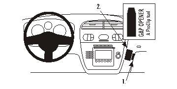 Brodit ProClip 853492 - Seat Altea 2004-2015