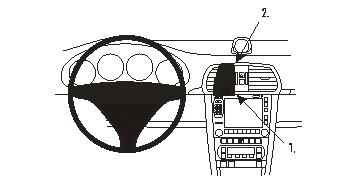 Brodit ProClip 853539 - Porsche 911 2004-2011