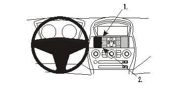 Brodit ProClip 853541 - BMW 6-Serie E63, E64 2004-2010