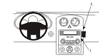 Brodit ProClip 853542 - Pontiac G6 2005-2008