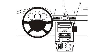 Brodit ProClip 853544 - Ford Fivehundred 2005-2009