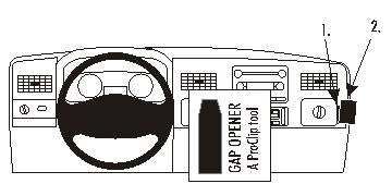 Brodit ProClip 853547 - Ford F-Series 250 2005-2007