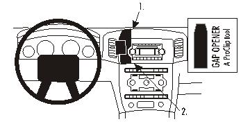 Brodit ProClip 853555 - Jeep Grand Cherokee 2005-2007