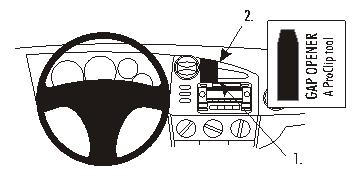 Brodit ProClip 853559 - Toyota Matrix 2005-2009