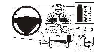Brodit ProClip 853575 - Renault Grand Modus 2005-2013