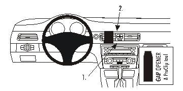 Brodit ProClip 853598 - BMW 3-Serie E90, E91, E92, E93 2005-2012