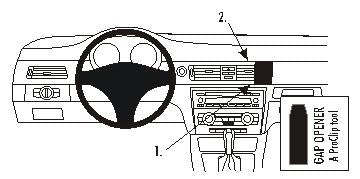 Brodit ProClip 853599 - BMW 3-Serie E90, E91, E92, E93 2005-2012