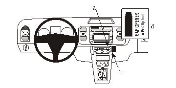 Brodit ProClip 853610 - Volkswagen Golf Plus 2005-2009