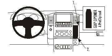 Brodit ProClip 853614 - Nissan Frontier 2005-2010