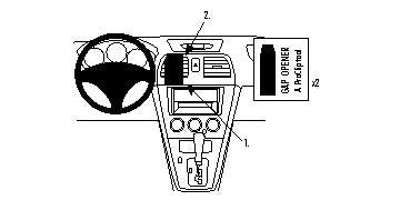 Brodit ProClip 853615 - Subaru Impreza 2005-2007