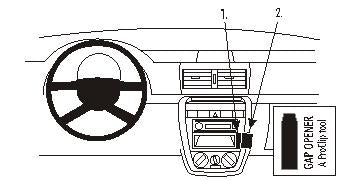 Brodit ProClip 853621 - Volkswagen Fox 2005-2011
