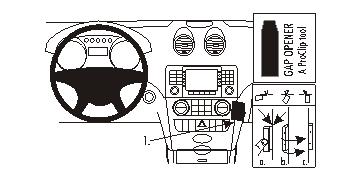 Brodit ProClip 853623 - Mercedes-Benz M-Class/ML 2005-2011